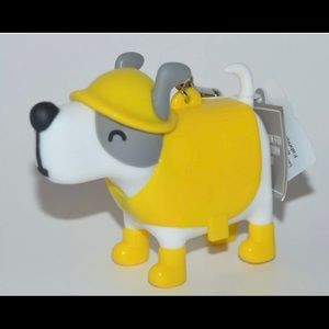 Noise-Making Raincoat Dog
